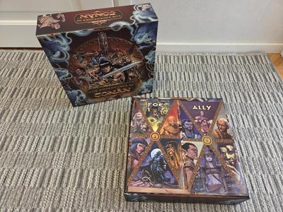 The Adventures of Conan insert (expansions with sleeves in core game box)