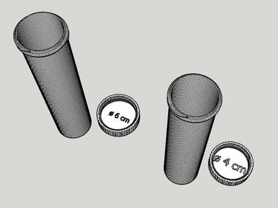 Tall Jar with Screw Lid