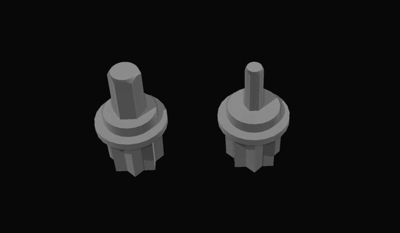 2 ADAPTADOR ESTRELLA-WINCHE-TALADRO WINCH Drill ADAPTER Bit