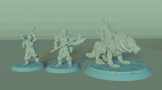 Orc Horde Set, 9 Miniatures, Dungeons and Dragons !FREE!