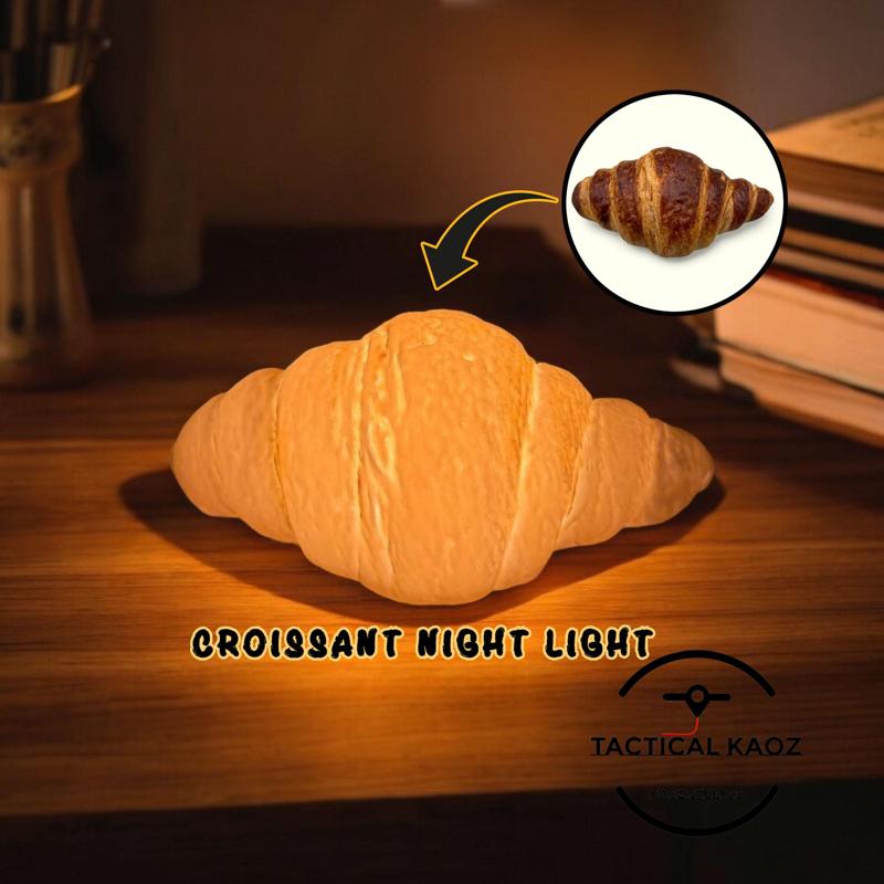 Croissant Night Light - No Ants, Just Ambiance!