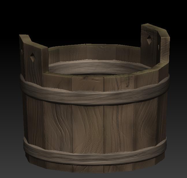 Skyrim Wooden Bucket