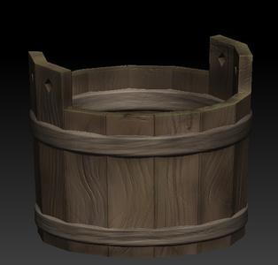 Skyrim Wooden Bucket