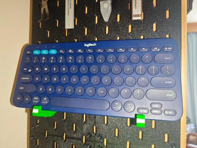 IKEA Skadis Pegboard Keyboard Holder