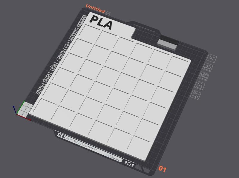 Filament color palette (up to 36 colors)