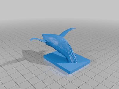 Whale Jumping Out of Water