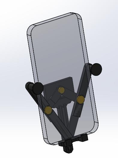 Universal car vent phone holder