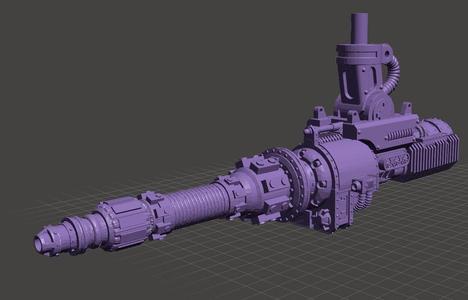 Black Hole Graviton Beam for Imperial Knight Magaera 