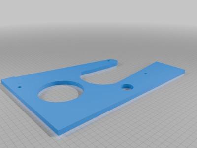 Return ramp for Dynamo air hockey table.