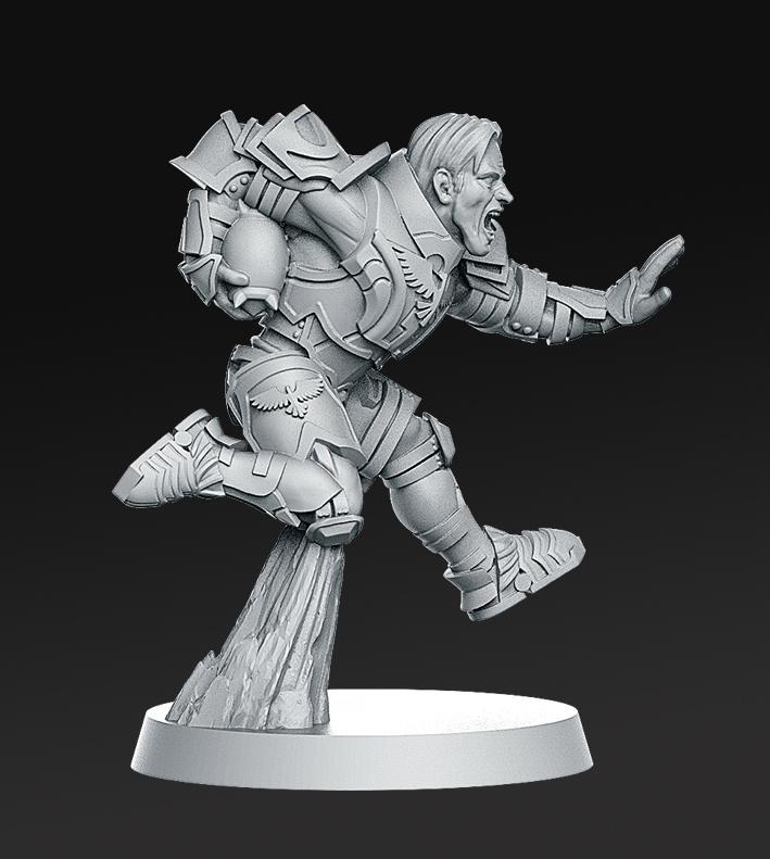 07 human  runner Fantasy Football 32mm