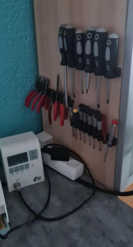 Schraubenzieherhalter + Zangenhalter + Bit