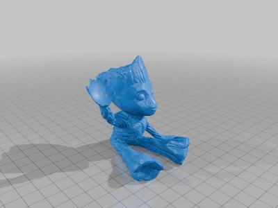 I love you Groot and hart