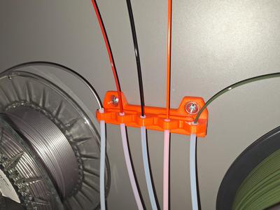 Removable PTFE wall hanger for MMU3 buffer