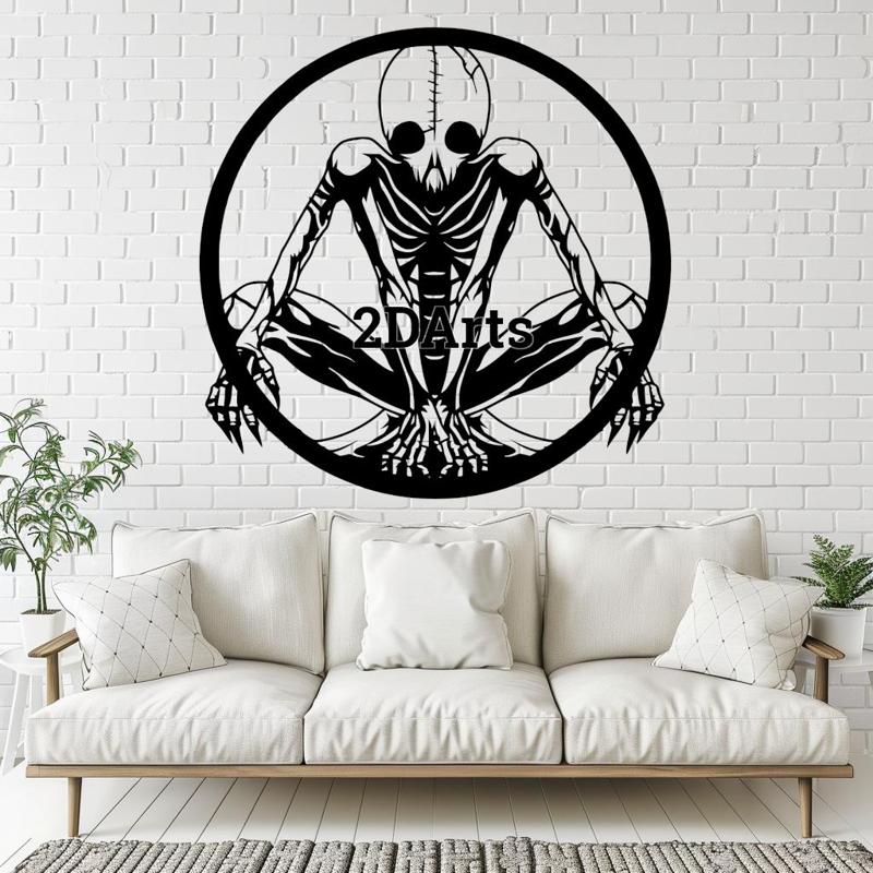 Horror Halloween Creature 2D Wall Art/Window Art - Digital STL & SVG File