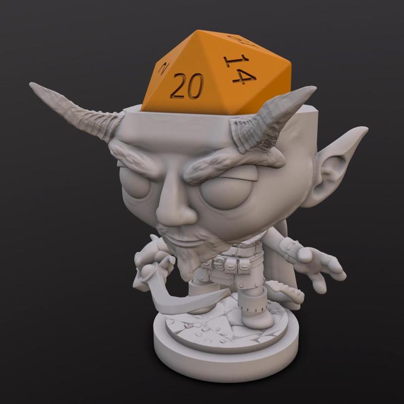 Devilkin Rogue Dice Head