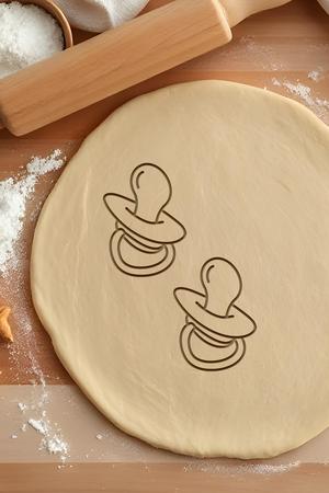 Pacifier Cookie Cutter, Biscuit Cutter