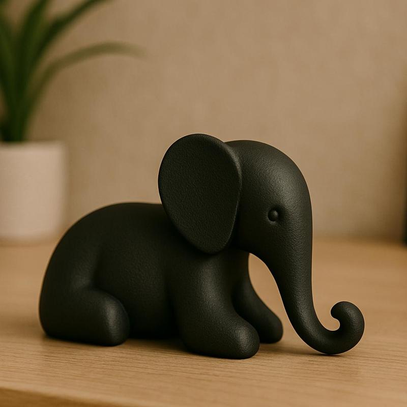 Elephant Figurine – Elegant Home Decor Accent
