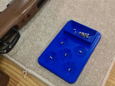Air Rifle Pellet Tournament Tray