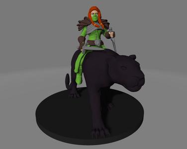 Aderyn on Panther from Karak II: Imperium