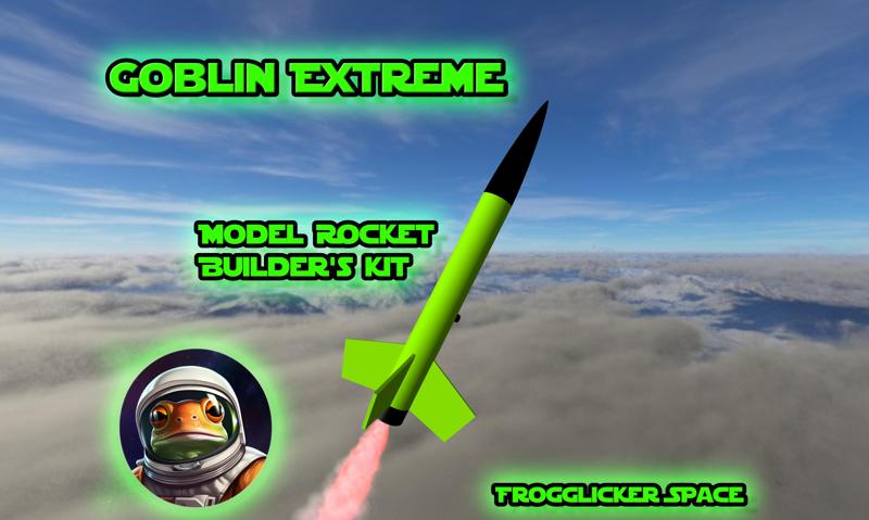 Goblin Extreme Model Rocket - BT60 with a 29mm Motor