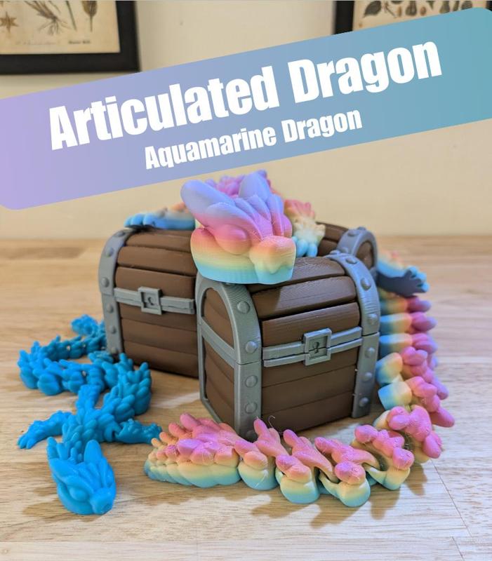 ArticulatedDragon - Aquamarine Dragon