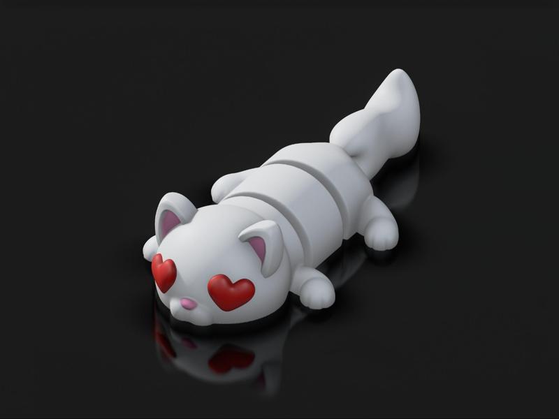 Articulated Valentine Cat