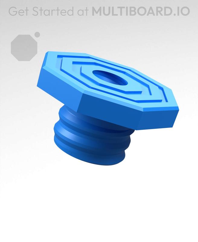 10 mm Mid Thread, Flat Head, Small Thread Hole, Shank Bolt