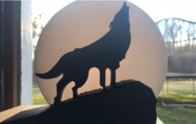 Wolf Plaque