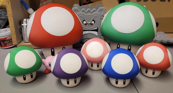 Multi-part Mushroom Stash Jar - Small Version