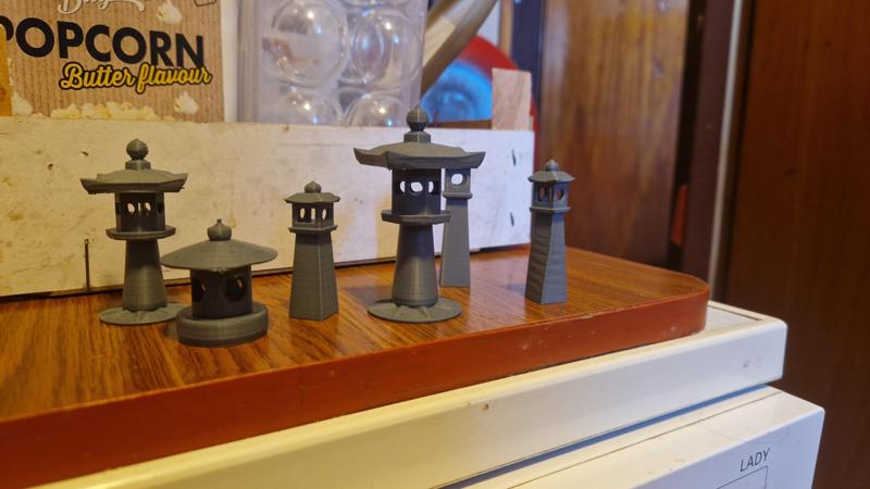 japanese mini stone lamps