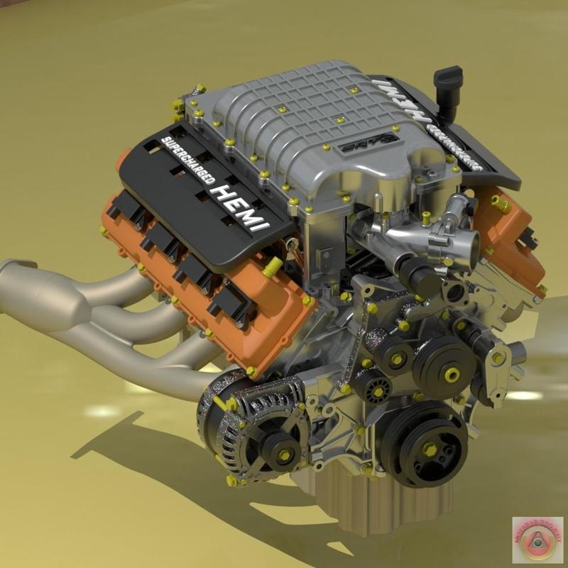 DODGE SRT HELLCAT - BELT TENSIONER