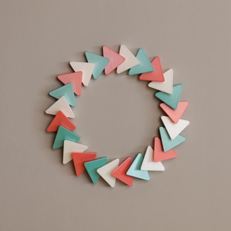 Geometric Christmas Wreath