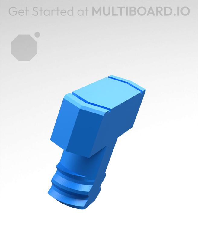 13 mm Small Thread, Plain Head, Shank T-Bolt