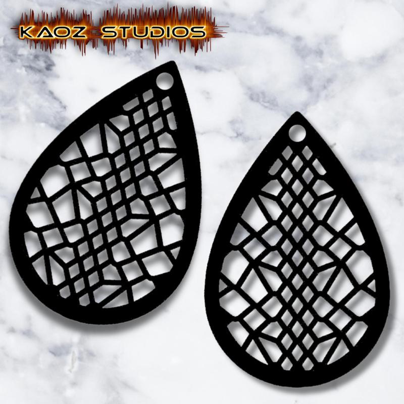 snake print earrings