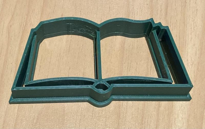Book cookie cutter