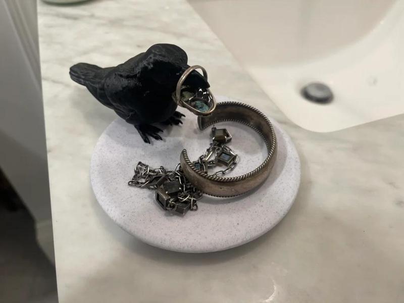 Baby Crow Jewelry Dish