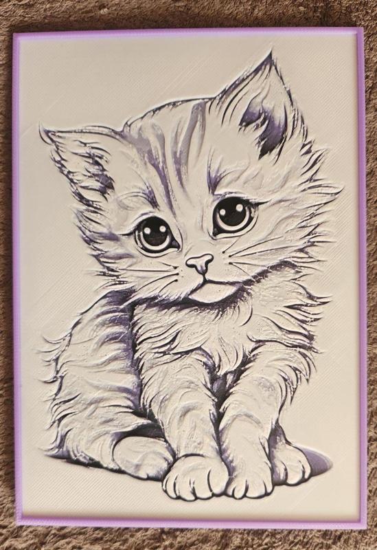 Baby Cute Cat - HueForge