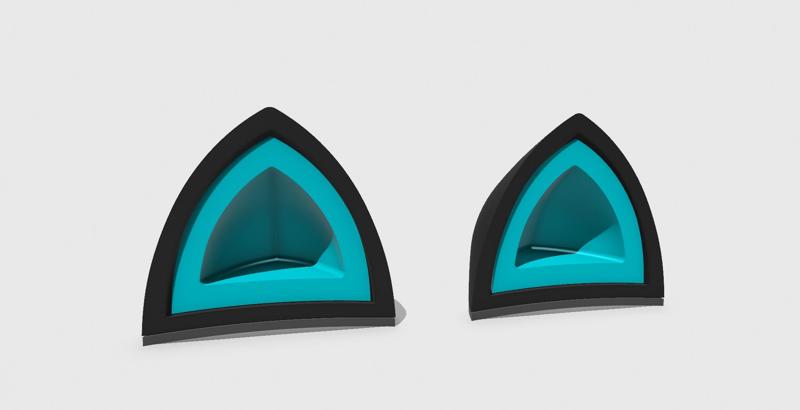 Detachable Cat ears for Motorcyle Helmet