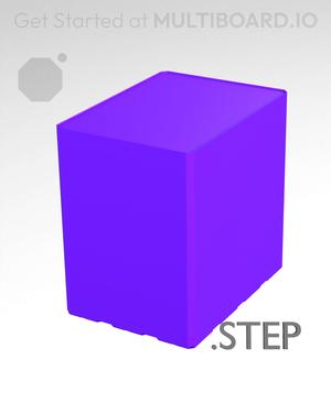 3x4x4 - Multibin Insert - STEP Remixing File