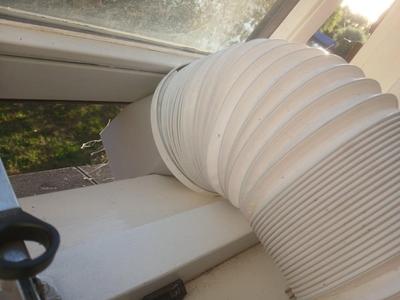 Mobilie airco outlet nozzle ( round to rectangle)