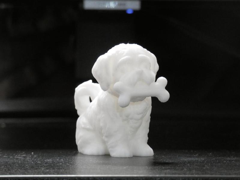 Shih Tzu with Bone – Cute Dog Figurine