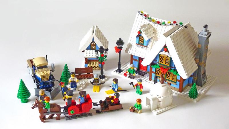 Wikibricks3D - 10229 Winter Village Cottage