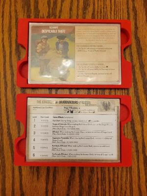 Scenario cards sleeved for js500's Spirit Island Insert   