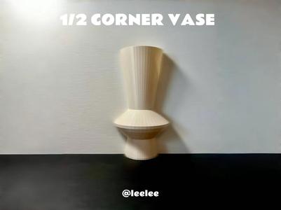 1/2 Corner Vase   