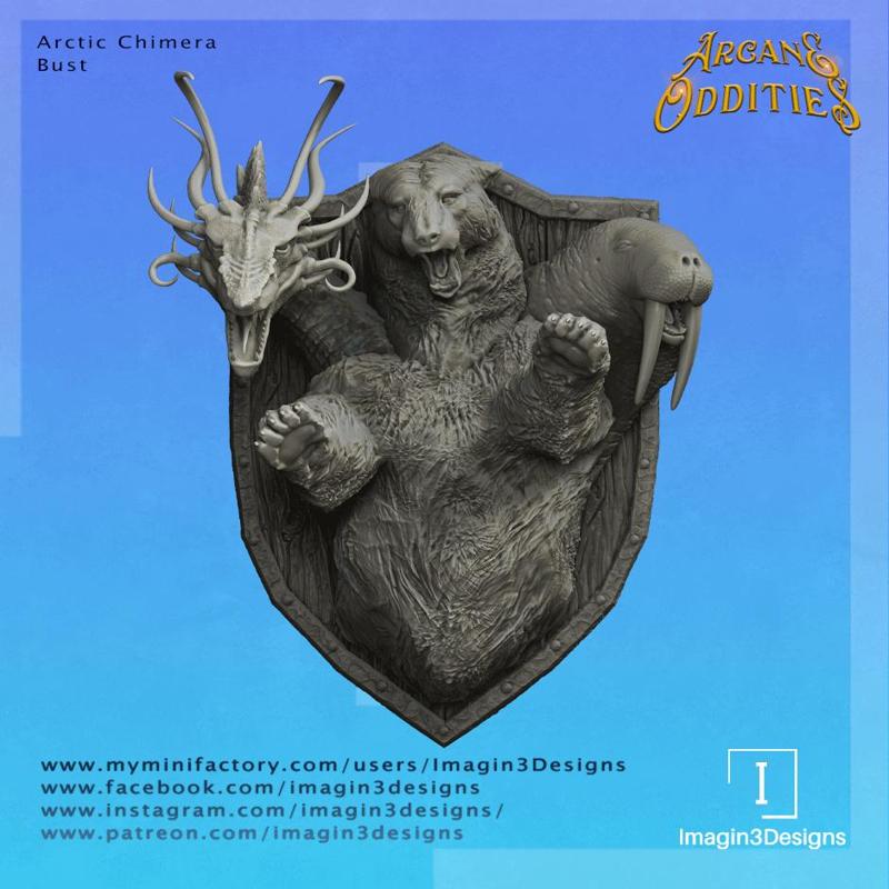 Pre-Supported Arctic Chimera Bust