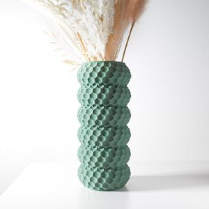 The Okos Vase, Modern and Unique Home Decor for Dried and Preserved Flower Arrangement  | STL File