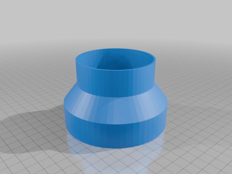 Falcon 4in to 3in Air Duct Reducer