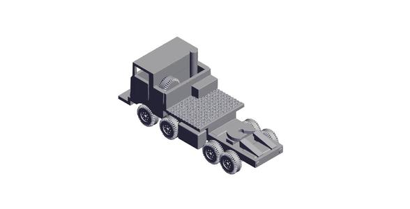 1/72 Scale M757 Tractor.stl