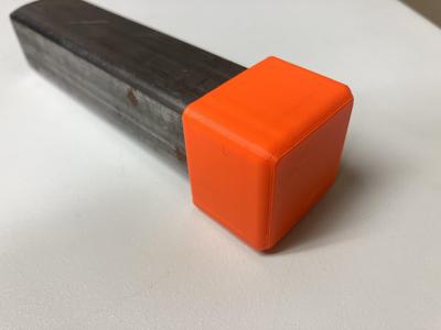 square tubing cap 1x1 in