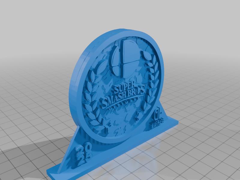 Smash Bros Ultimate Tournament Trophy